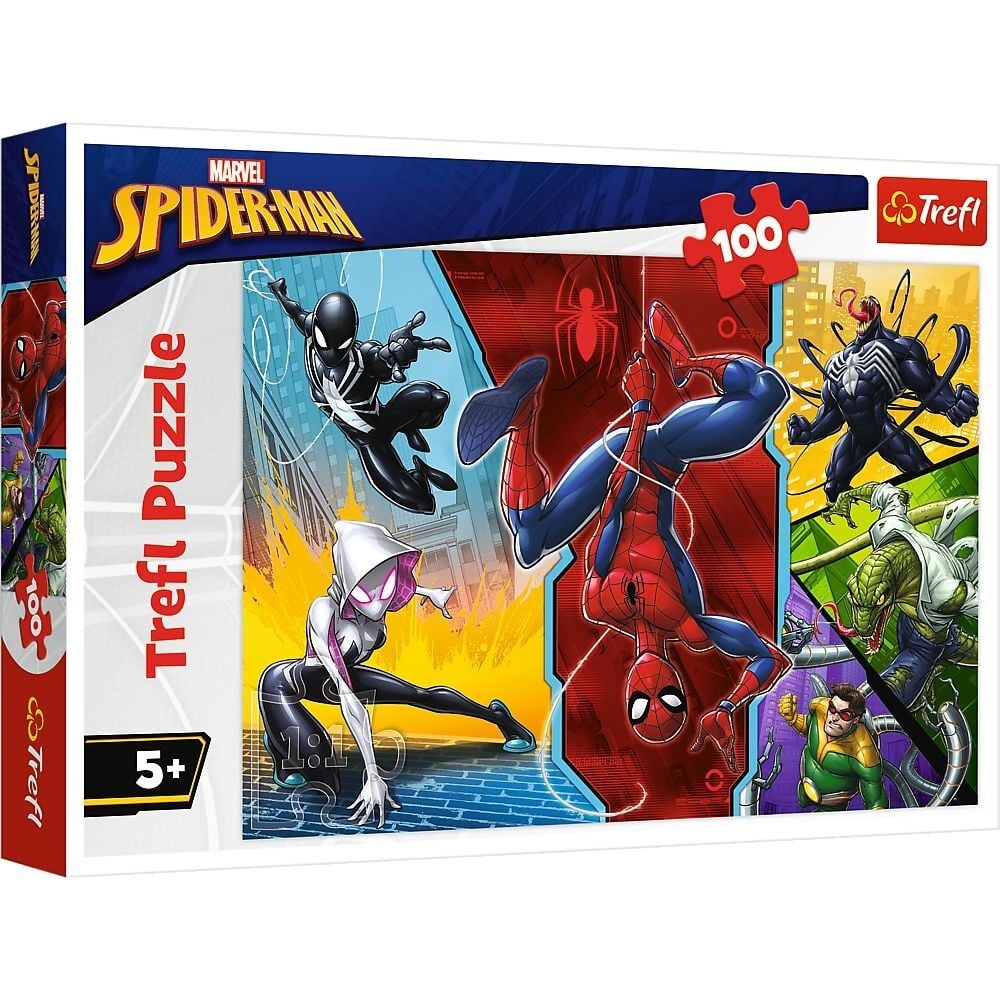 Trefl Puzzle Çocuk 100 Parça Upside Down Disney Marvel