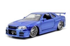 Jada Brian´s Nissan Skyline GT-R (R34) Fast and Furious blue 1:24 253203045/97173