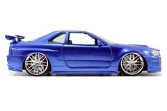 Jada Brian´s Nissan Skyline GT-R (R34) Fast and Furious blue 1:24 253203045/97173