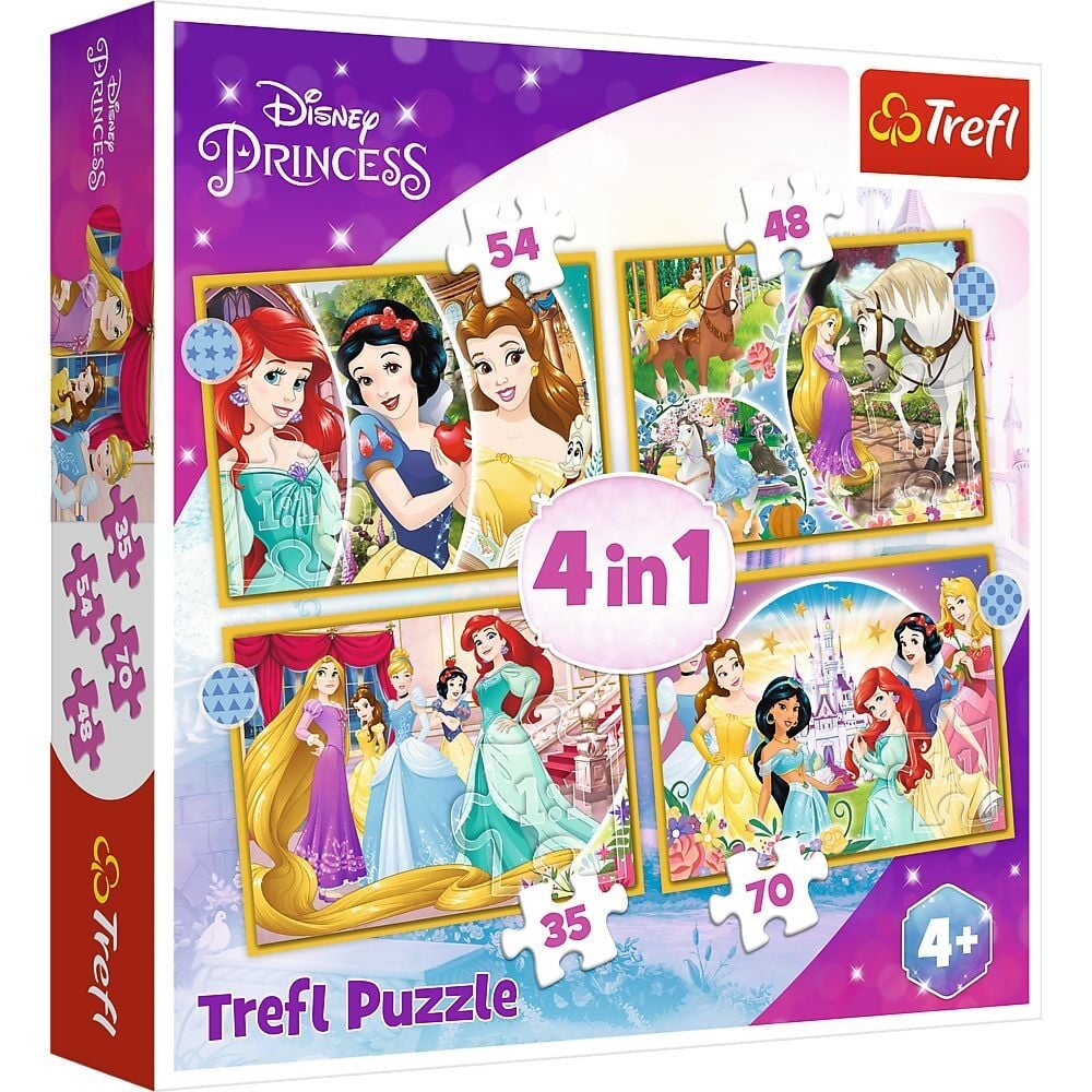 Disney Princess 4IN1 Puzzle 34385