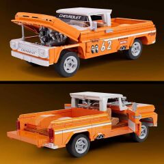Hot Wheels Elite Serisi Custom '62 Chevy Pickup Araba 858 Parça Yapım Seti JFT20