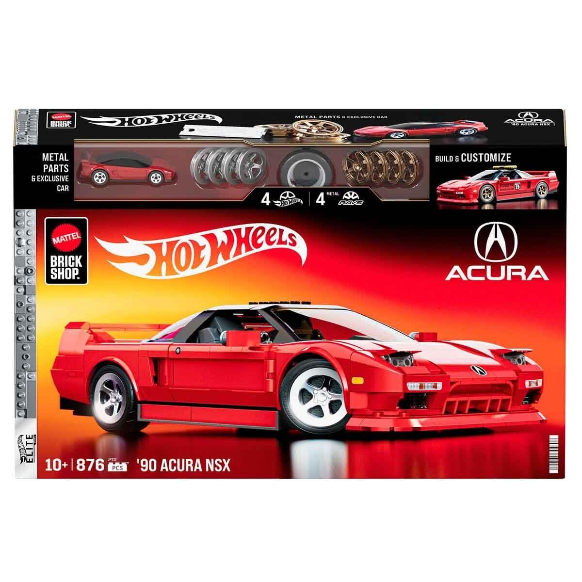 Hot Wheels Elite Serisi '90 Acura NSX Araba 876 Parça Yapım Seti JFT17