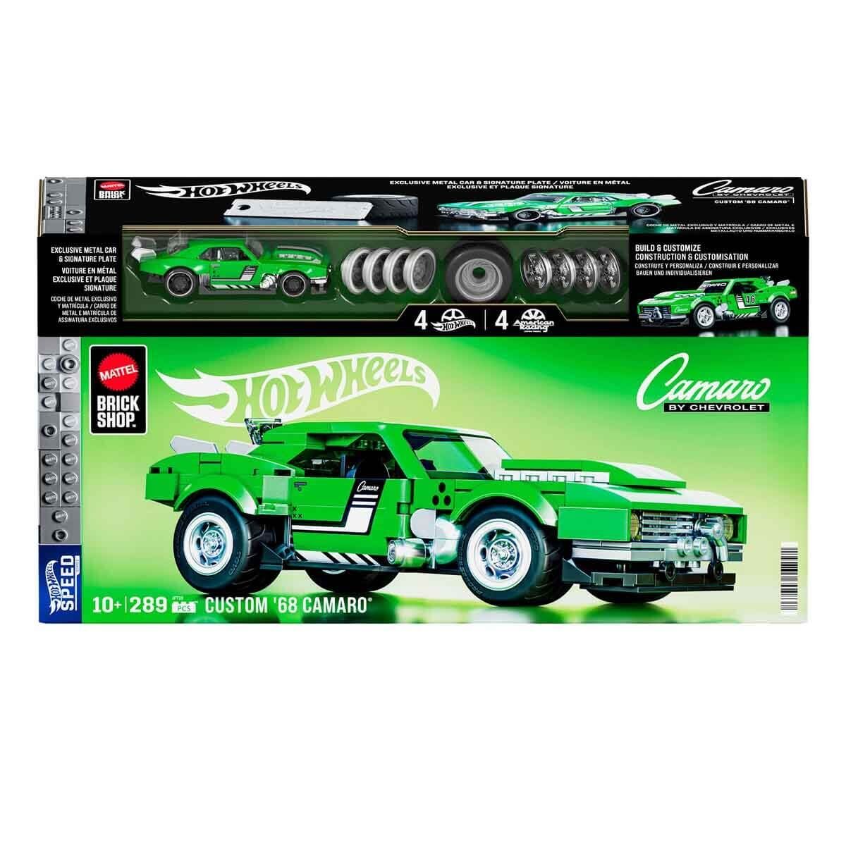 Hot Wheels Speed Serisi Custom'68 Camaro Araba 289 Parça Yapım Seti JFT16