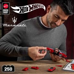 Hot Wheels Speed Serisi Maserati MC20 Araba 250 Parça Yapım Seti JFR90