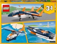 LEGO CREATOR  3’ü 1 Arada Süpersonik Jet 31126