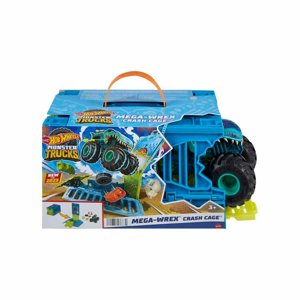 Hot Wheels Monster Trucks Mega Wrex'in Çarpışma Kafesi HNC29