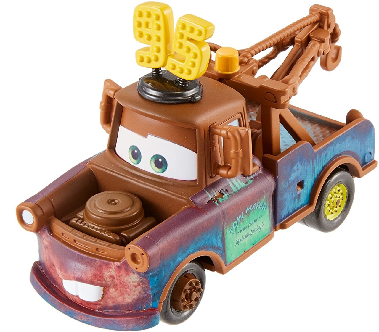 Cars Tekli Karakter Araçlar - Mater with #95 Hat DXV29-FLL68