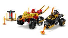 LEGO NINJAGO Kai ve Ras'ın Araba ve Motosiklet Savaşı 71789
