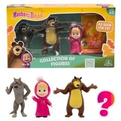 MASHA &KOCA AYI FİGÜR SETİ 4'LÜ