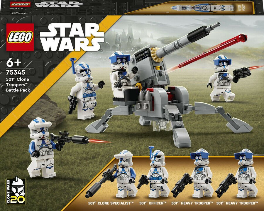 LEGO Star Wars 501. Klon Trooperlar Savaş Paketi 75345