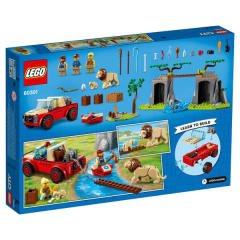 LEGO CİTY STUNT VAHŞİ HAYVAN KURTARMA JİPİ 60301