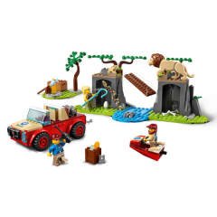 LEGO CİTY STUNT VAHŞİ HAYVAN KURTARMA JİPİ 60301