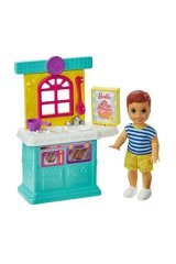 Barbie Bebek Bakıcısı Temalı Oyun Setleri FXG94-GRP16
