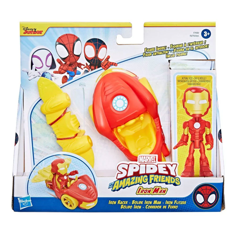 Spidey and His Amazing Friends Araç ve Figür Iron Man F6776-F7458