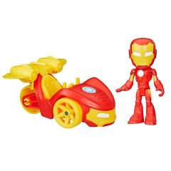 Spidey and His Amazing Friends Araç ve Figür Iron Man F6776-F7458