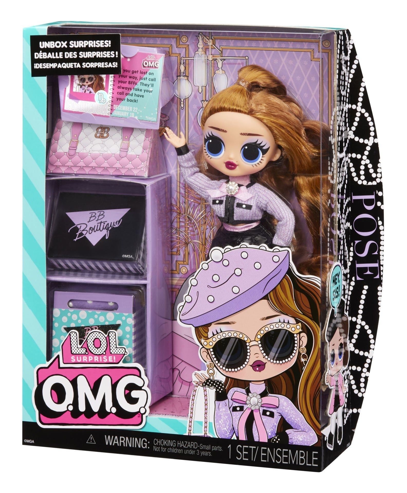 LOL Sürpriz! OMG Moda Bebeği POSE 591535EUC