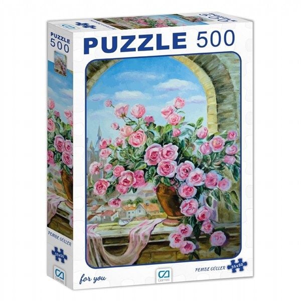 CA GAMES PEMBE GÜLLER PUZZLE 500 PARÇA
