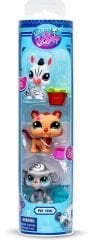 Littlest Pet Shop Minişler 3’lü Figür Seti S2 Zebra Aslan Maymun