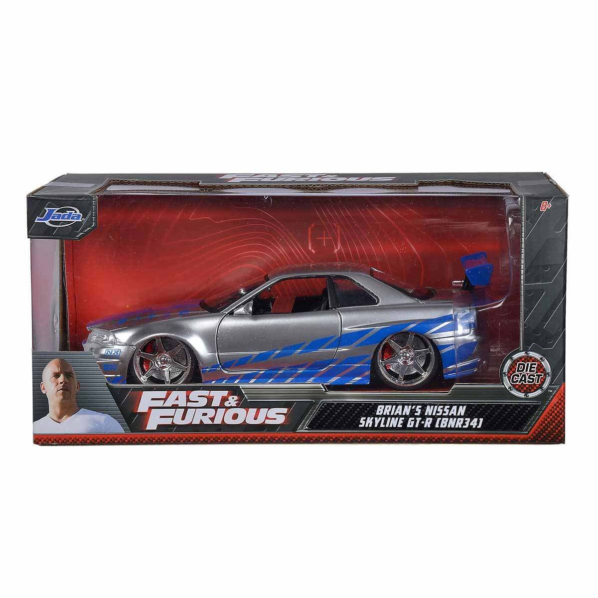 Fast Furious Brian’s Nissan Skyline GT-R Araba 1:24