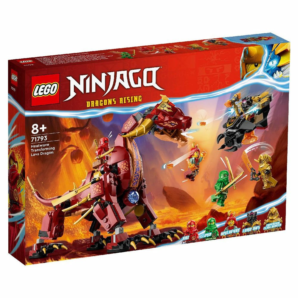 LEGO NINJAGO Heatwave Dönüşen Lav Ejderhası 71793