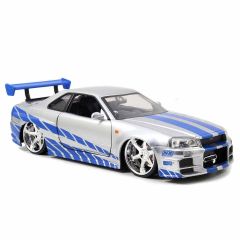 Fast Furious Brian’s Nissan Skyline GT-R Araba 1:24