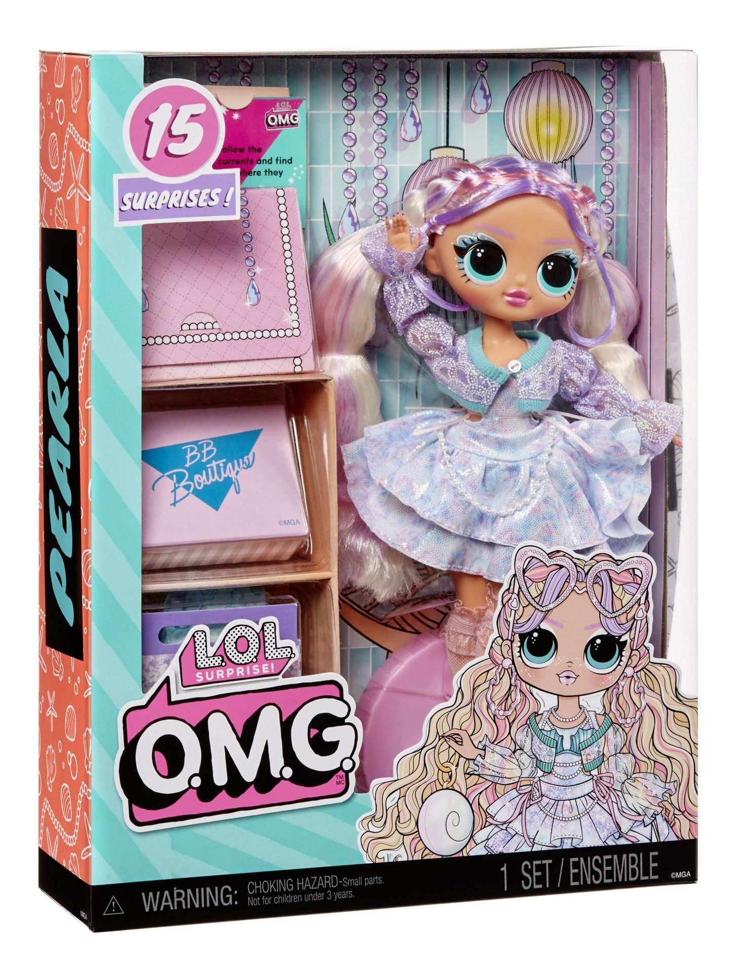 LOL Surprise OMG Pearla Moda Bebeği Denizkızı 510390EUC