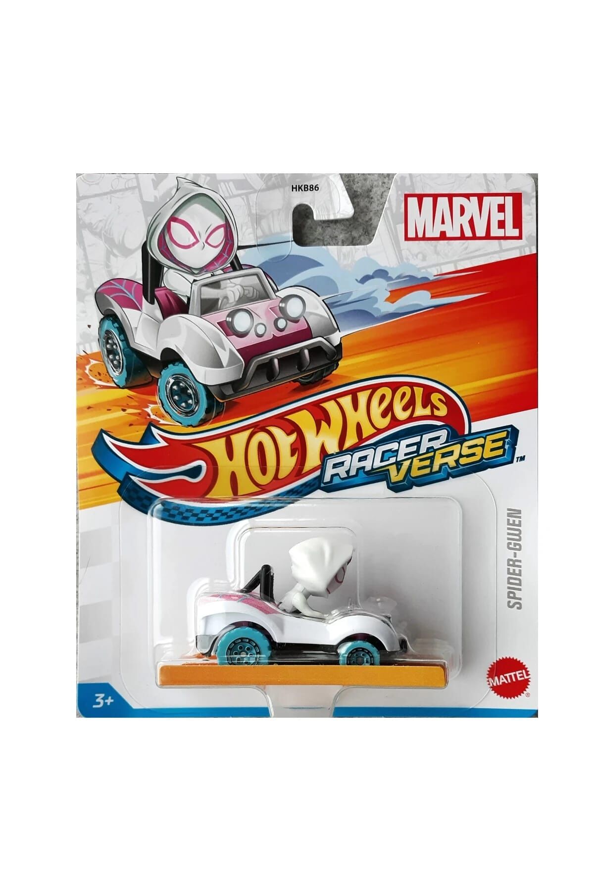 Hot Wheels Racerverse Tekli  Arabalar Spıder-Gwen HRT46