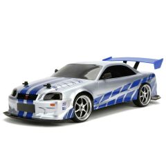 Sunman Oyuncak  Fast & Furious Brian’s Nissan Skyline GT-R (R34) USB Şarjlı Uzaktan Kumandalı Drift Araba