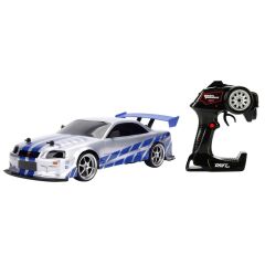 Sunman Oyuncak  Fast & Furious Brian’s Nissan Skyline GT-R (R34) USB Şarjlı Uzaktan Kumandalı Drift Araba