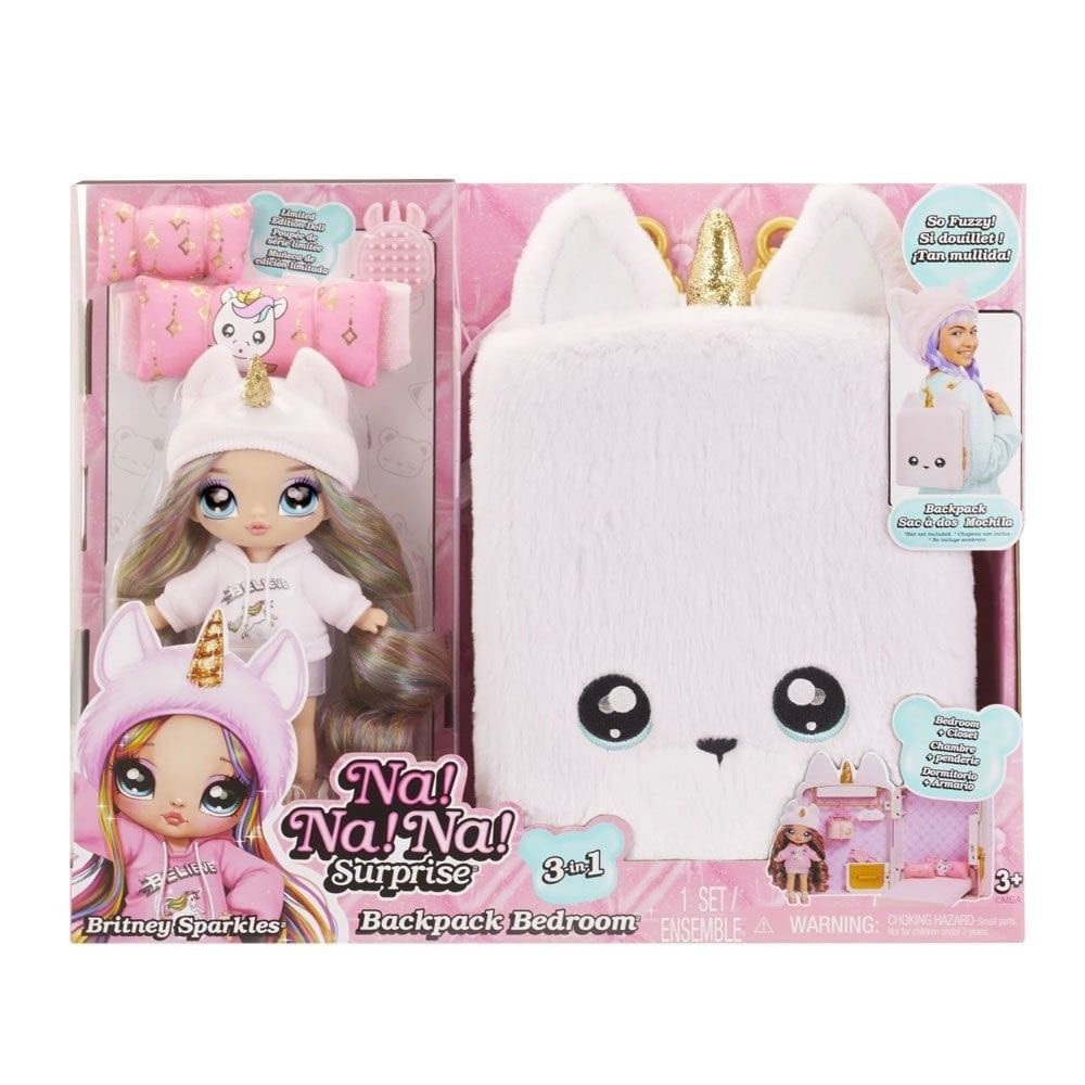 Na! Na! Na! Surprise 3'ü1 Arada Büyük Sırt Çantalı Set  Britney Sparkles