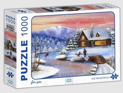 CA GAMES KIŞ MANZARASI PUZZLE 1000 PARÇA