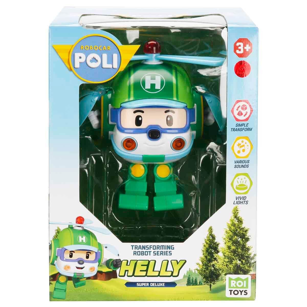 ROBOCAR POLİ BÜYÜK TRANSFORMİNG ROBOT HELLY SESLİ IŞIKLI