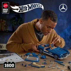Hot Wheels Premium Serisi Mercedes-Benz 300 SL Araba Yapım Seti 1600 Parça HWW25