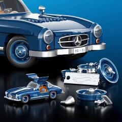Hot Wheels Premium Serisi Mercedes-Benz 300 SL Araba Yapım Seti 1600 Parça HWW25