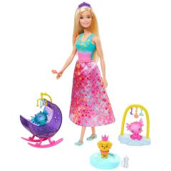 Barbie Dreamtopia Prenses Bebek ve Aksesuarları Oyun Setleri Uyku Temalı GJK51