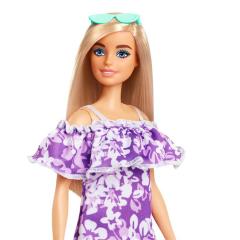 Barbie Okyanusu Seviyor Temalı Bebekler - Mor Elbiseli GRB36