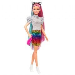 BARBİE LEOPAR DESENLİ SAÇLAR  BEBEĞİ GRN81