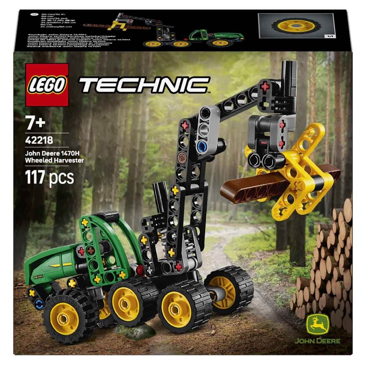 LEGO Technic John Deere 1470H Tekerlekli Orman Makinesi 42218