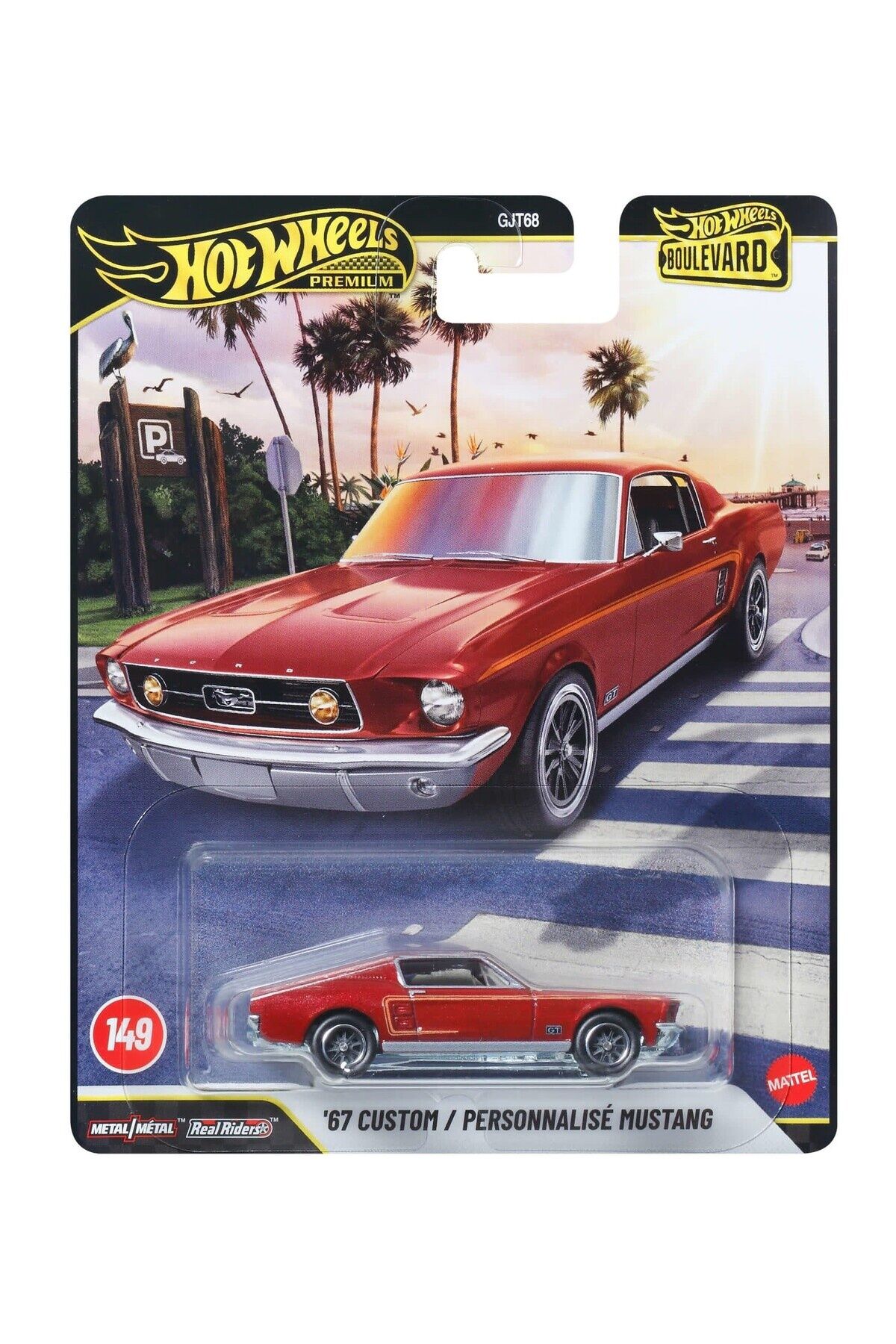 Hot Wheels Boulevard Premium ’67 Custom  Personnalisé Mustang JHW40