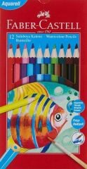 Faber Castell Aquarel Kuru Boya Kalemi 12'li