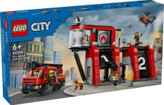 LEGO City İtfaiye Kamyonlu İtfaiye Merkezi 60414