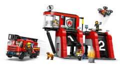 LEGO City İtfaiye Kamyonlu İtfaiye Merkezi 60414