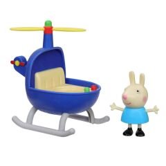 Peppa Pig Tekli Figür ve Helikopter F2742