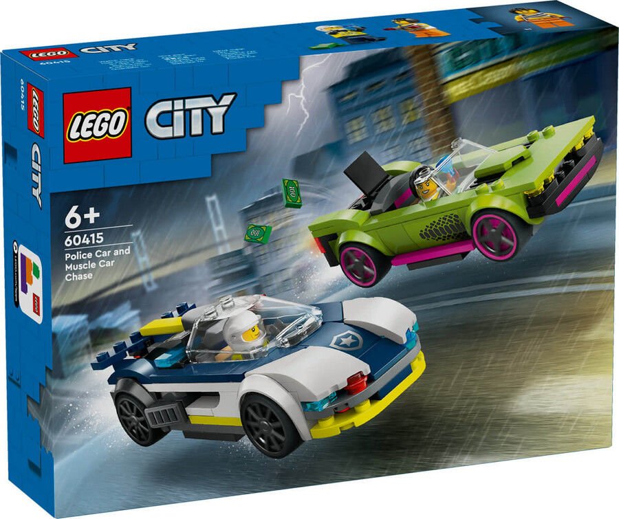 LEGO City Polis Arabası ve Spor Araba Takibi 60415