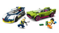 LEGO City Polis Arabası ve Spor Araba Takibi 60415