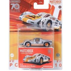 Matchbox 2023 Collector Series 70. özel sürüm 7/22 Porsche 910 gri HLJ65