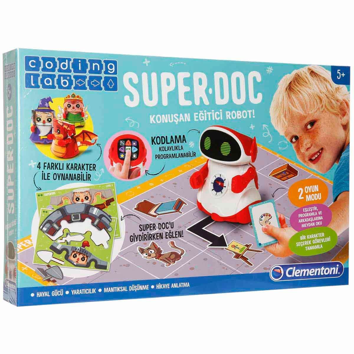 Clementoni Süper Doc Eğitici Konuşan Robot 64960