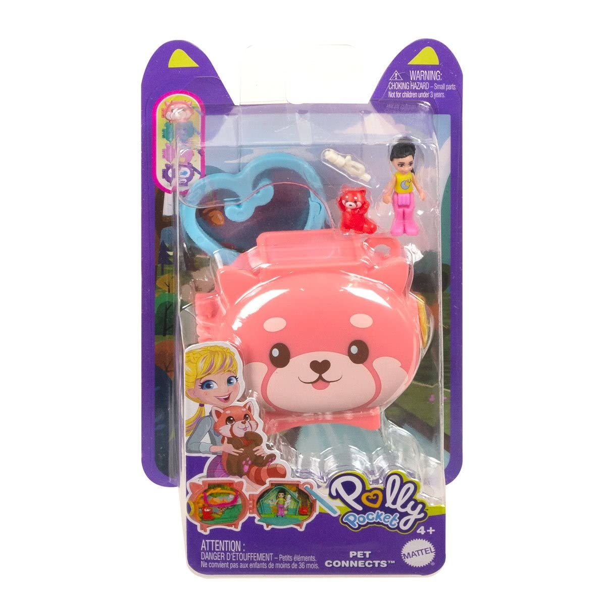 Polly Pocket Mini Evcil Hayvan Tilki Oyun Seti Çantaya Takılabilir GYV99 / HRD39