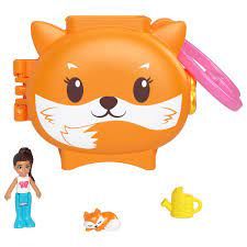 Polly Pocket Mini Evcil Hayvan Tilki Oyun Seti Çantaya Takılabilir GYV99 / HRD39