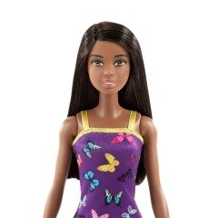 Barbie Mor Kelebekli Elbiseli HBV07